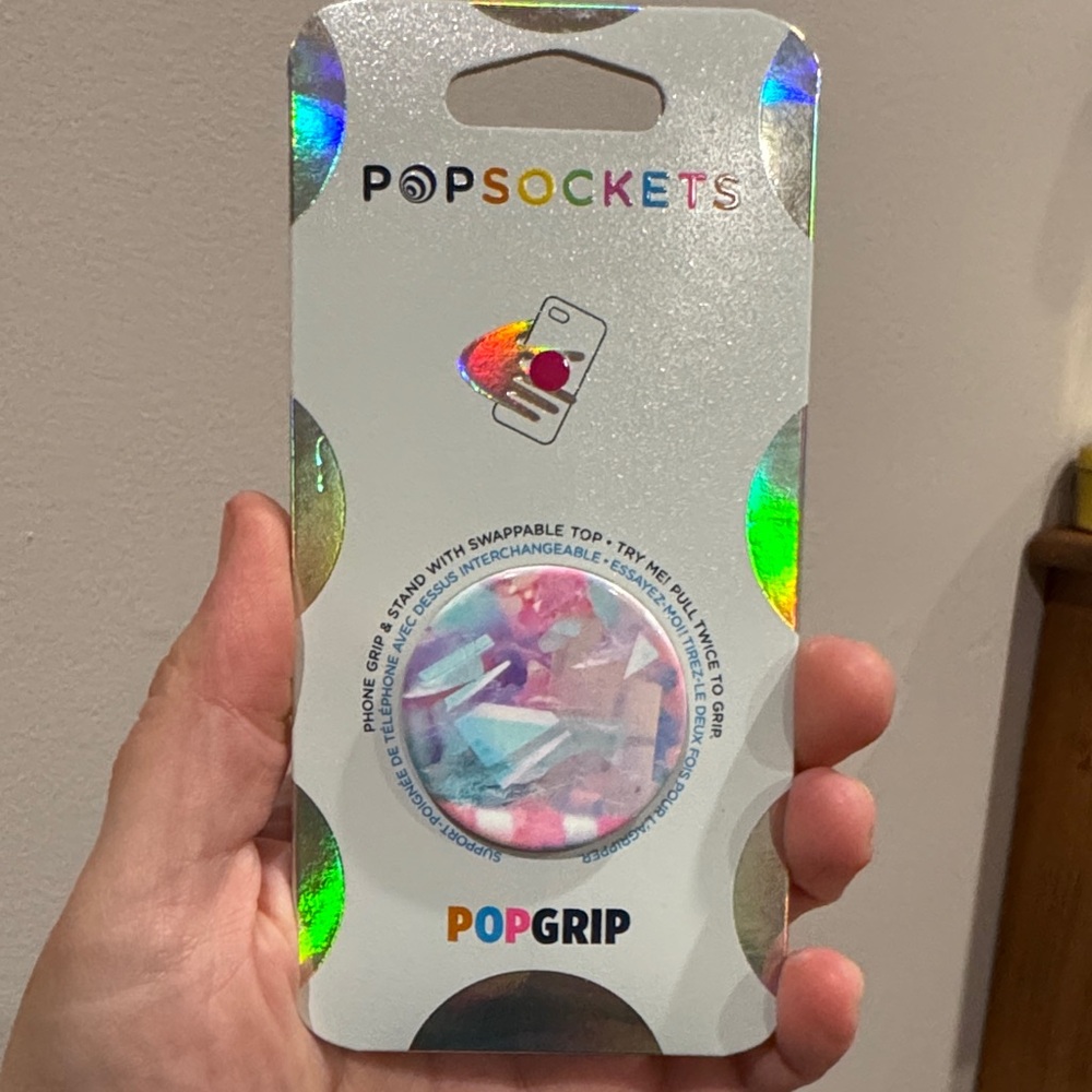 PopSocket PopGrip - Pastel Pink and Blue